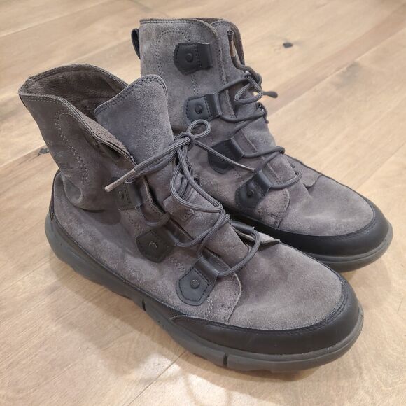 Sorel Explorer Waterproof Winter Boots, Black Gray, Men's 10 (Fits Like 9.5) - Picture 7 of 11